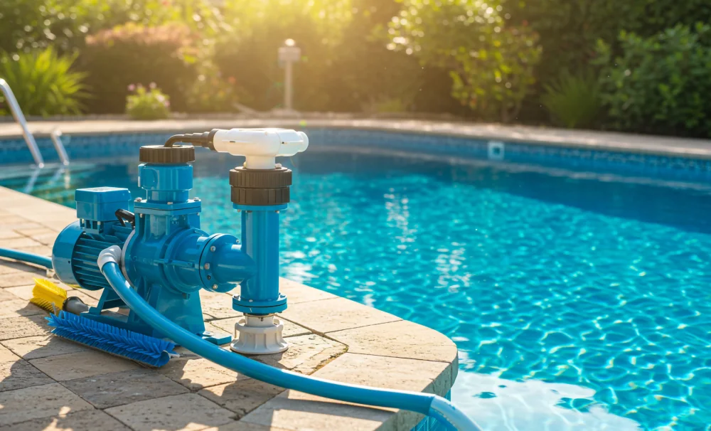 Vorbereitung der Pooltechnik